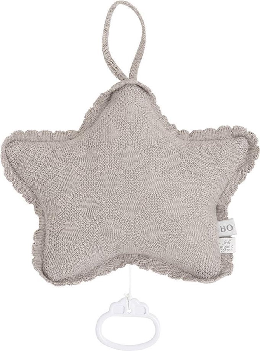 Babys Only Muziekdoos Ster Reef - Urban Taupe - 22x21 cm